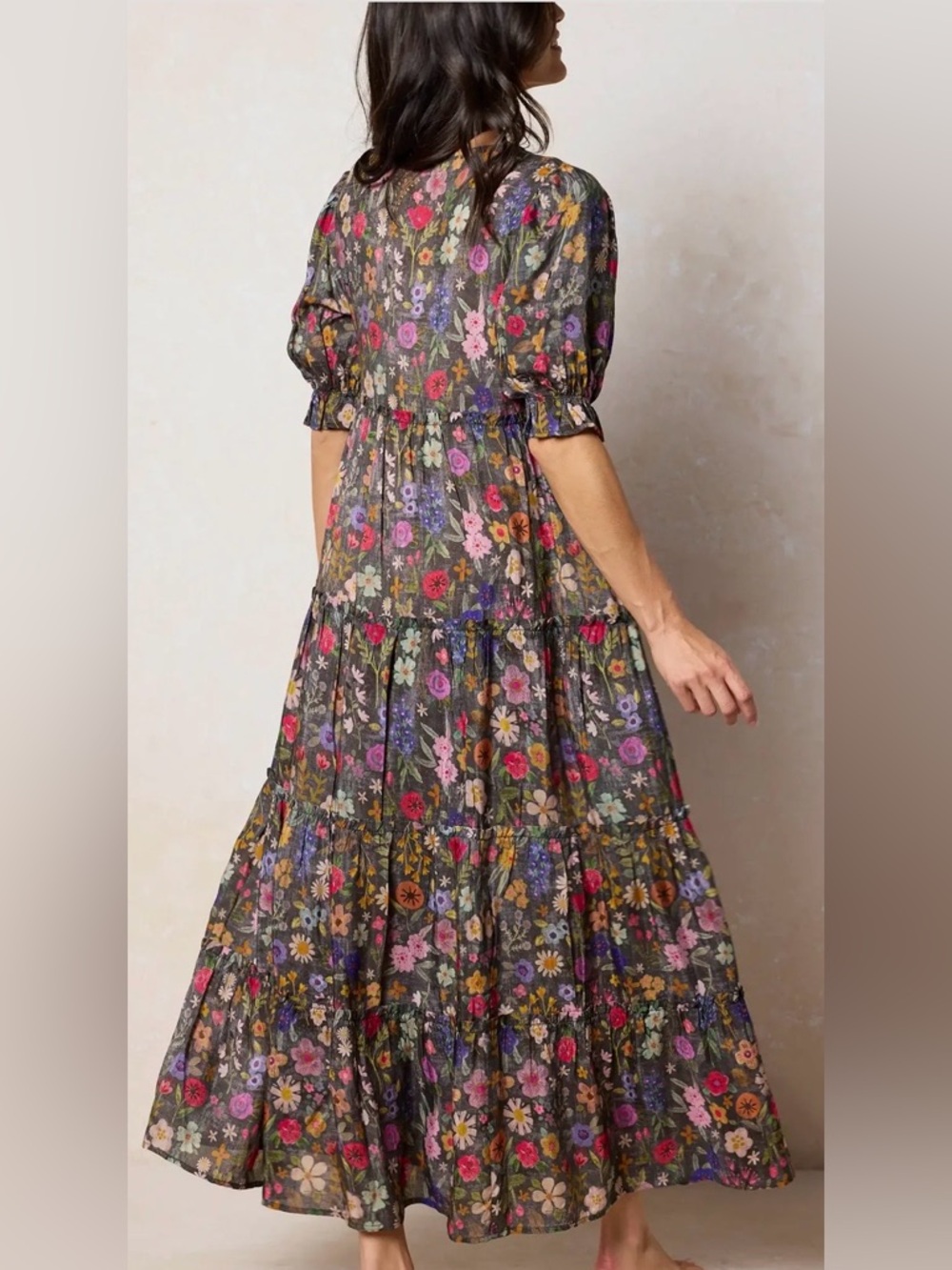 Natural Life Embroidered Maxi Dress, nwt - Picture 5 of 6